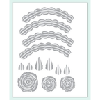 Concord & 9th Icing on the Cake Stamps Dies and Embossing Folder Bundle