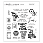 Concord & 9th Kristina Werner You Make Me Tile Stamps and Dies Bundle