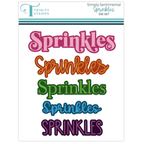 Trinity Stamps Simply Sentimental Sprinkles Stamps and Dies Bundle