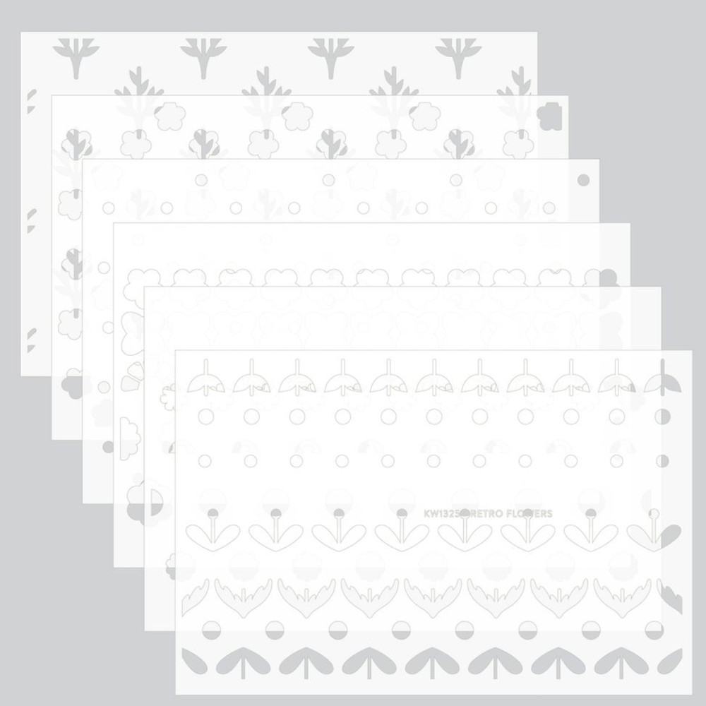 Concord & 9th Kristina Werner Petal Pop Stamps Dies and Stencils Bundle