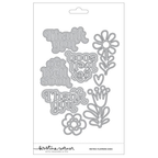 Concord & 9th Kristina Werner Retro Flowers Stamps Dies and Stencils Bundle