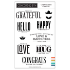 Concord & 9th Layered Lotus Stamps Dies and Stencils Bundle