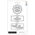 Concord & 9th Layered Lotus Stamps Dies and Stencils Bundle