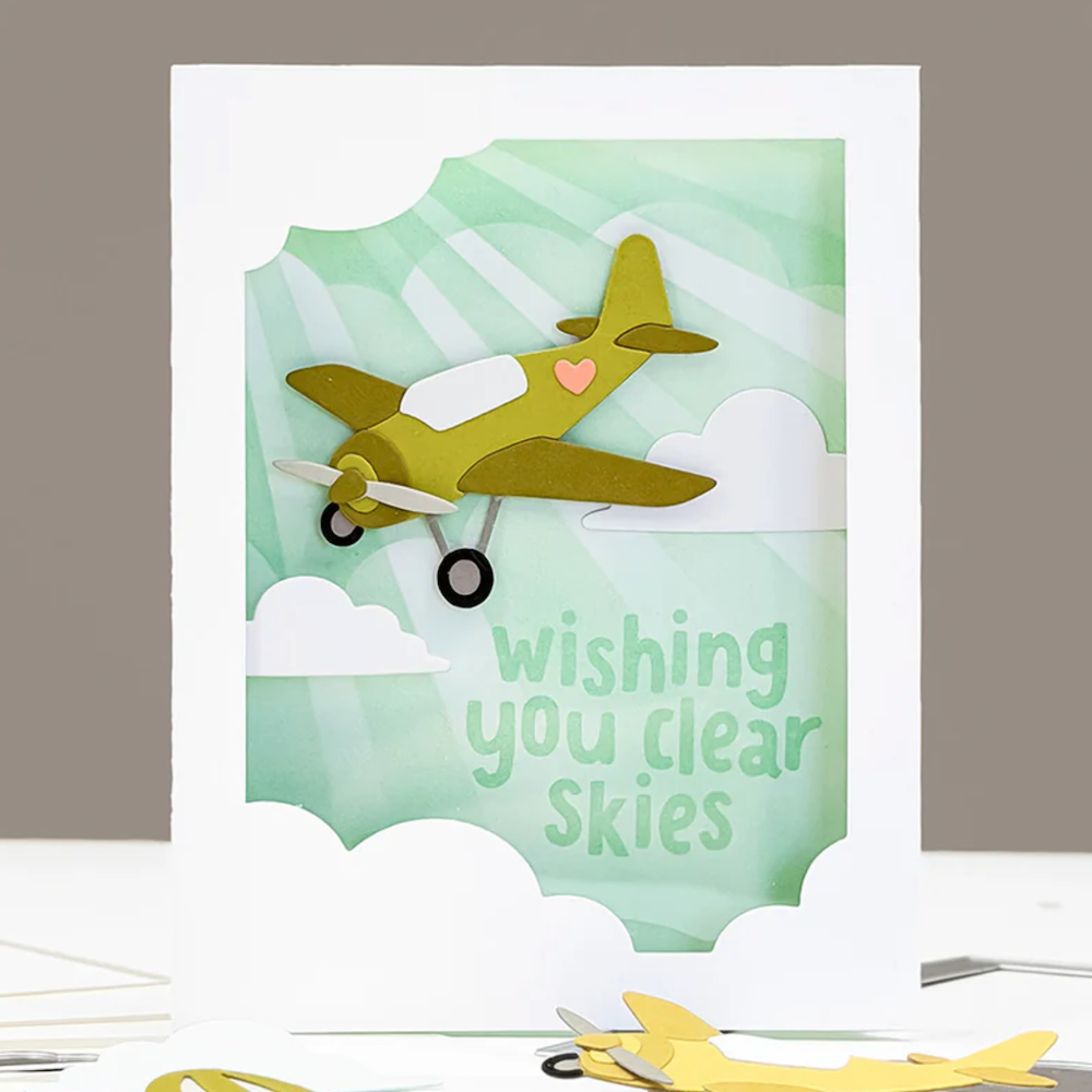 Concord & 9th Clear Skies Stamps Dies and Stencils Bundle