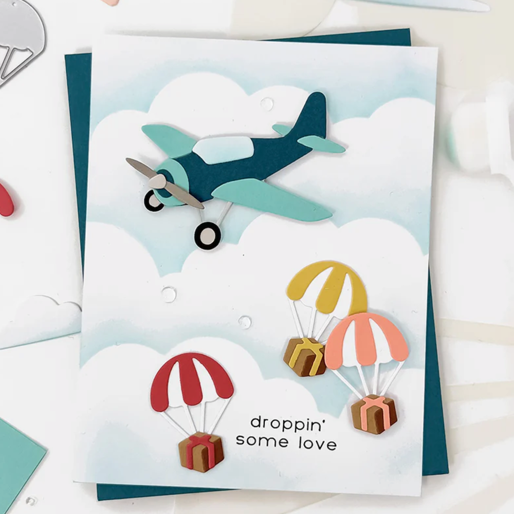 Concord & 9th Clear Skies Stamps Dies and Stencils Bundle