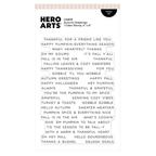Hero Arts Autumn Greetings Clear Stamp Set cm878