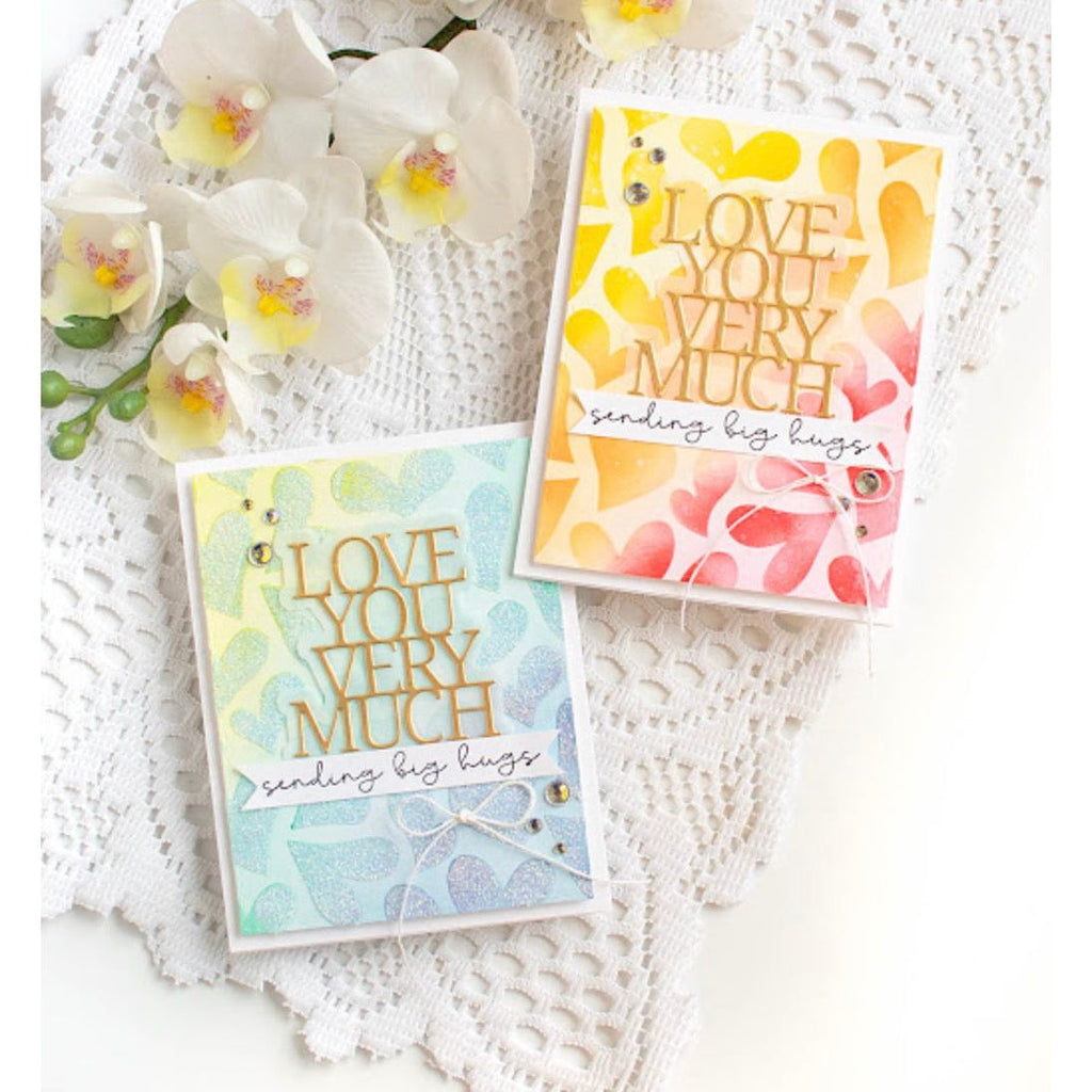 Simon Says Stamp! Simon Says Stamp LOVE YOU VERY MUCH Wafer Dies sssd112765 Kisses | color-code:ALT03