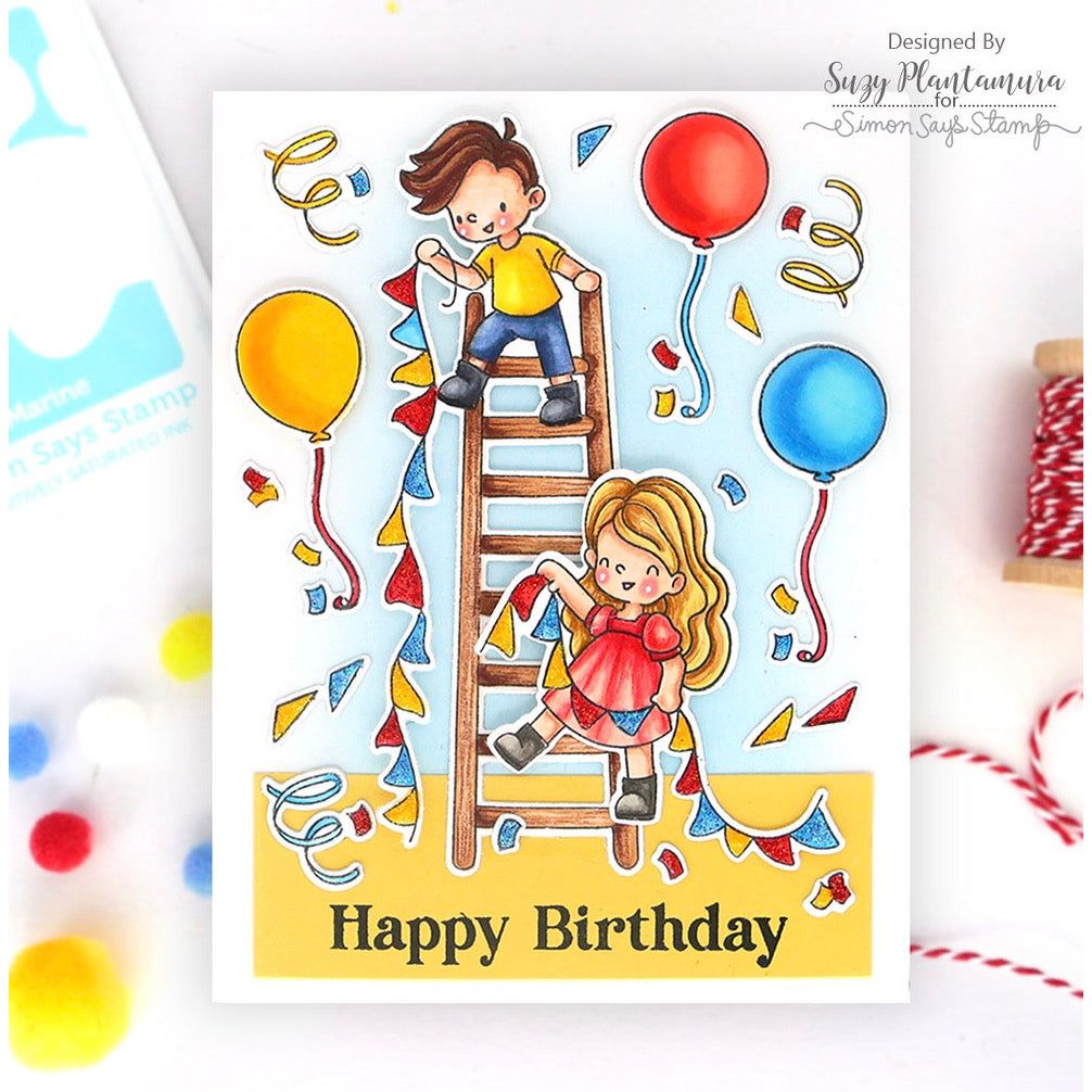 Simon Says Stamps and Dies Birthday Party set836bp Stamptember Birthday Card | color-code:ALT03