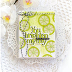 Simon Says Stamp Citrus Slices Wafer Dies s842 Out Of This World You Brighten My Day Card | color-code:ALT04