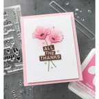 CZ Design Clear Stamps Thank You Basics cz393c Rain or Shine Thank You Card | color-code:ALT02