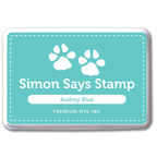 Simon Says Stamp Premium Dye Ink Pad AUDREY BLUE ink018