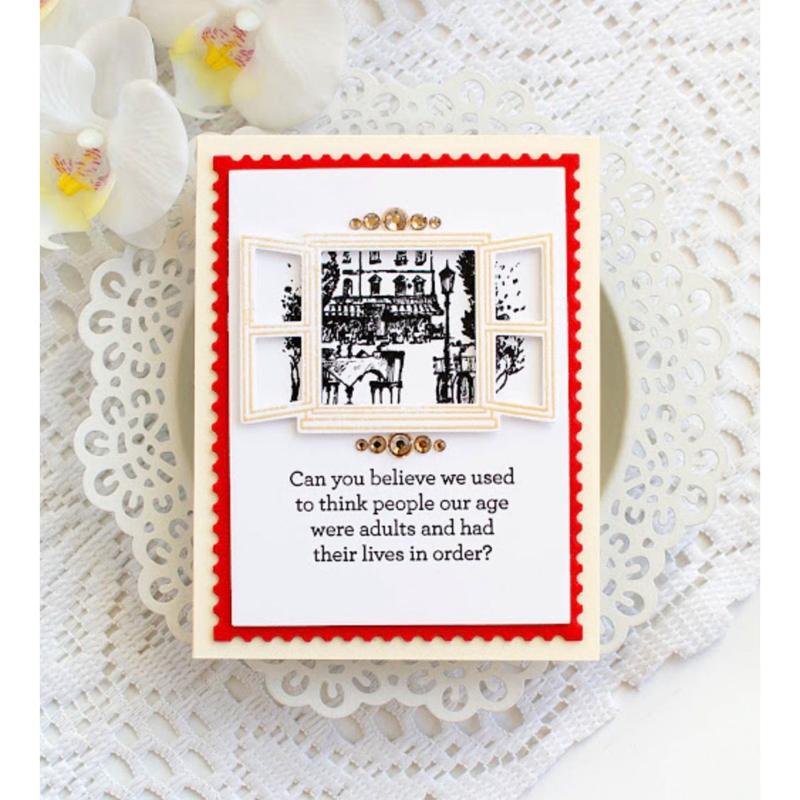 CZ Design Stamps and Dies Inside Greetings Birthday set1058ig STAMPtember Friend Card | color-code:ALT05