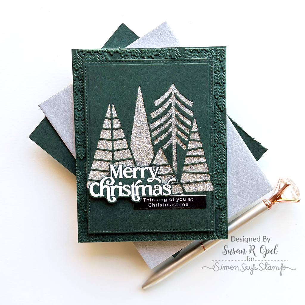 Simon Says Stamps And Dies Season's Tweetings set695st All The Joy Christmas Card