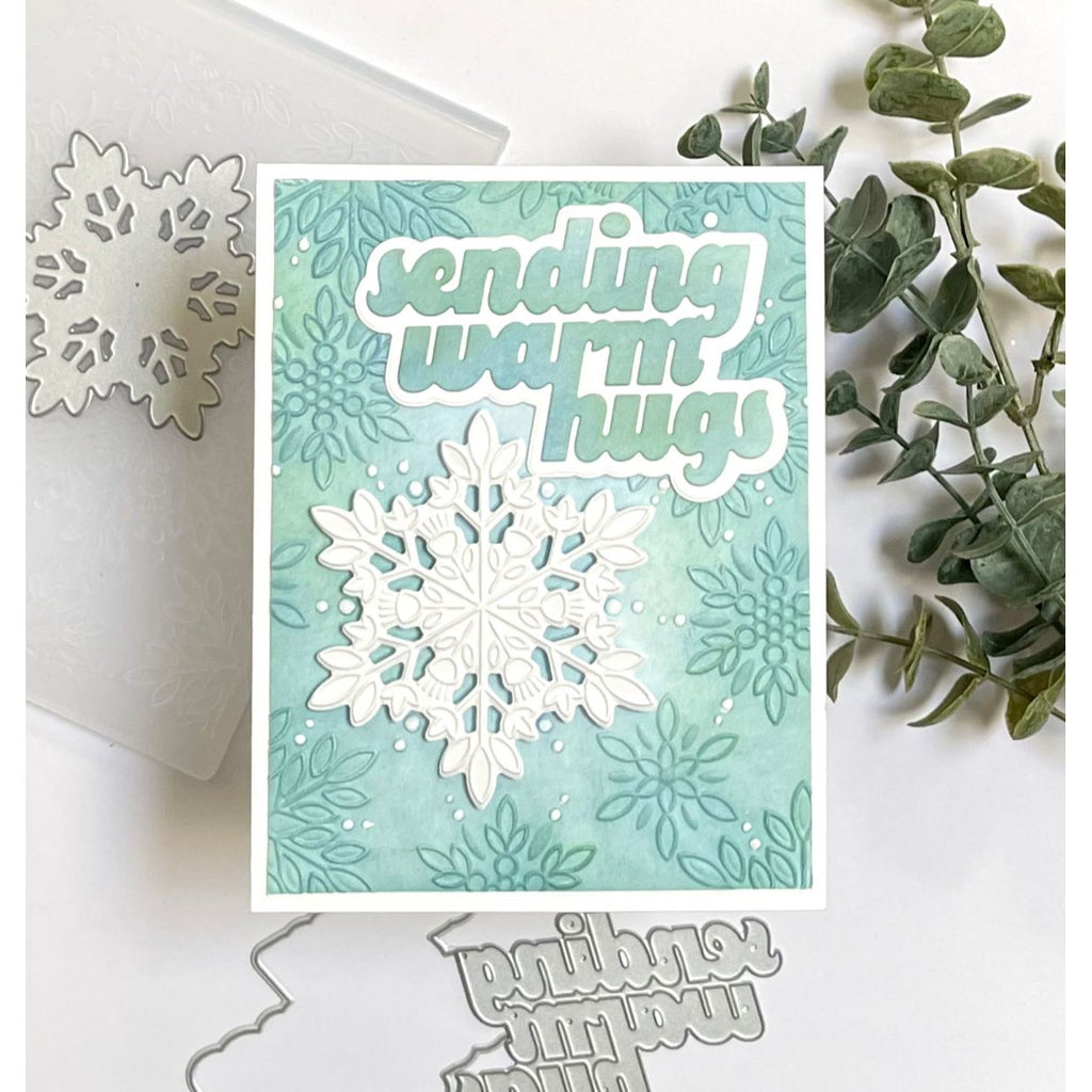 CZ Design Sending Warm Hugs Wafer Dies czd284 DieCember Hugs Card | color-code:ALT04