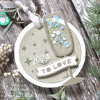 CZ Design Little Banners Wafer Dies czd221 Diecember Cheers to Love Art Journal Opener | color-code:ALT02
