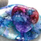 Tim Holtz Alcohol Ink Set TEAL AND BLUE SPECTRUM Ranger tak69669 Alcohol Inked Rocks Project | color-code:ALT01