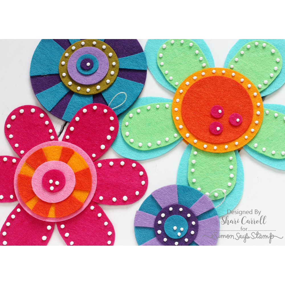 Simon Says Stamp A2 Arches Wafer Dies 8020sd Friend Like You Felt Flowers | color-code:ALT05