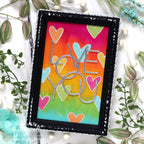 Tim Holtz Flip Top Distress Paint Twisted Citron Ranger TDF50216 Bold Love You Card | color-code:ALT02