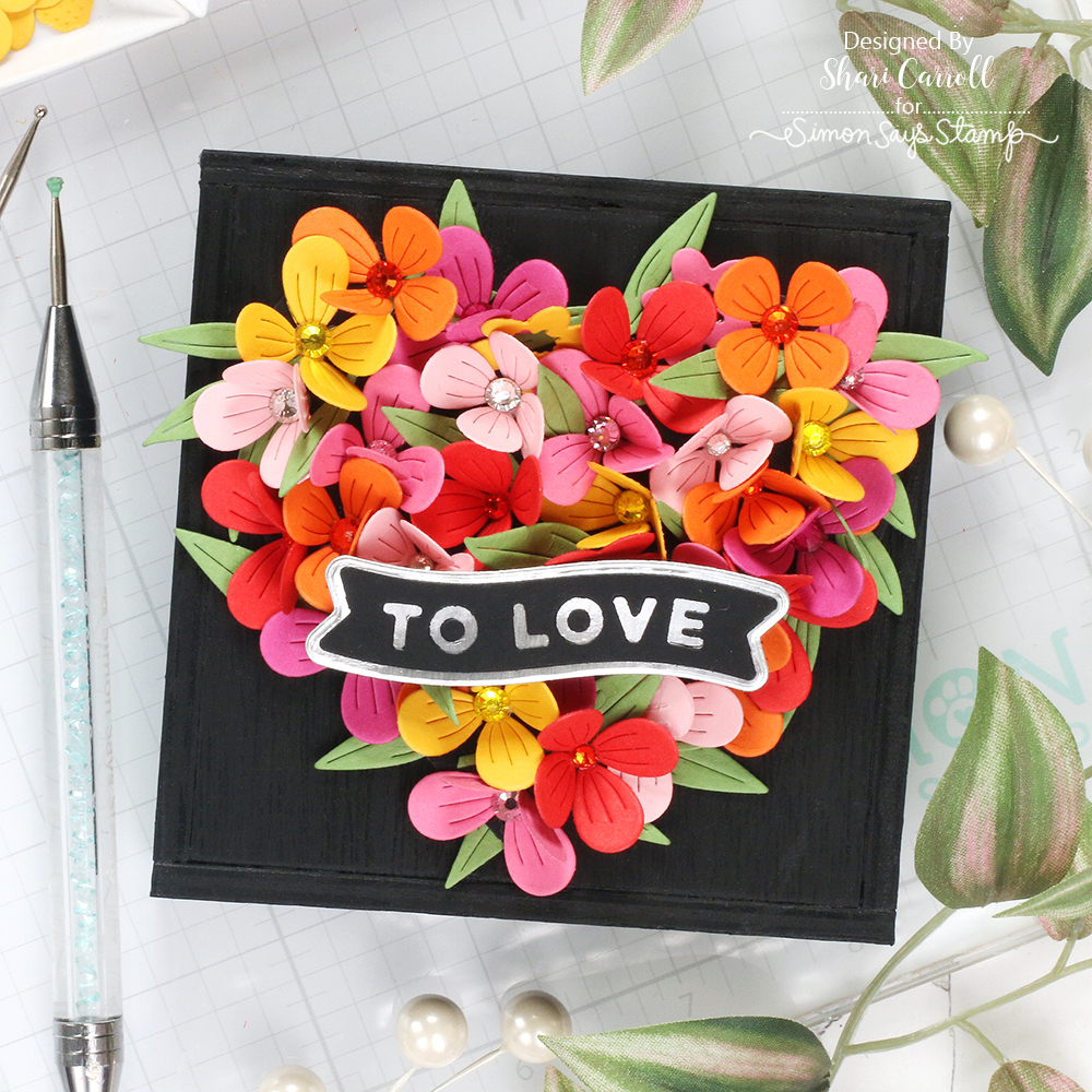 CZ Design Little Banners Wafer Dies czd221 Diecember To Love Vignette Box | color-code:ALT04