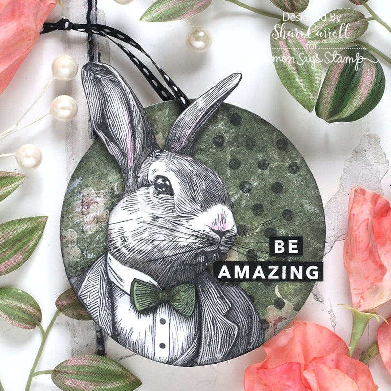 Tim Holtz Distress Mini Ink Pad Black Soot Ranger TDP39860 Rabbit Art Journaling | color-code:ALT05