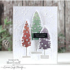 Tim Holtz Bottle Brush Trees Stamps With Simon Says Stamp Dies Bundle setbb24