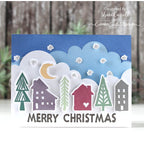 Tim Holtz Festive Print Stamps with Simon Says Stamp Dies Bundle setfp24