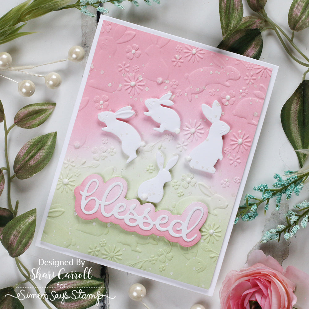 Simon Says Stamp Springtime Bunnies Wafer Dies sd516 Favorite Things Easter Card