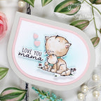 Simon Says Stamp Squovals Wafer Dies 8014sd You Are My Favorite Mother's Day Card | color-code:ALT04