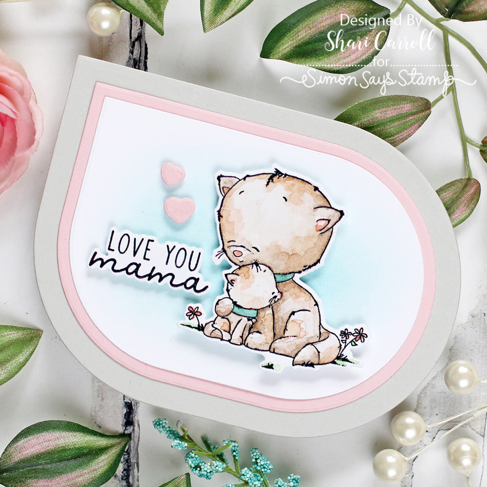 Simon Says Stamp Squovals Wafer Dies 8014sd You Are My Favorite Mother's Day Card | color-code:ALT04