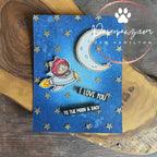 Simon Says Stamp Shoot for the Moon Wafer Dies 1345sdc Happy Camper Love You Card