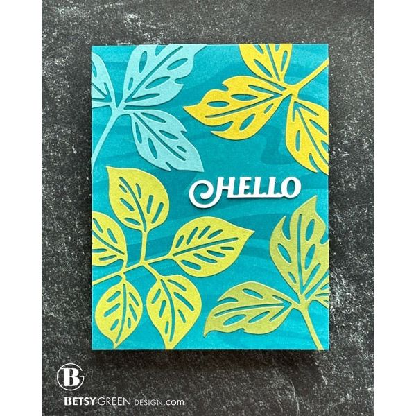 Simon Says Stamp Showboat Hello Wafer Dies s1025 Friend Like You Hello Card | color-code:ALT03
