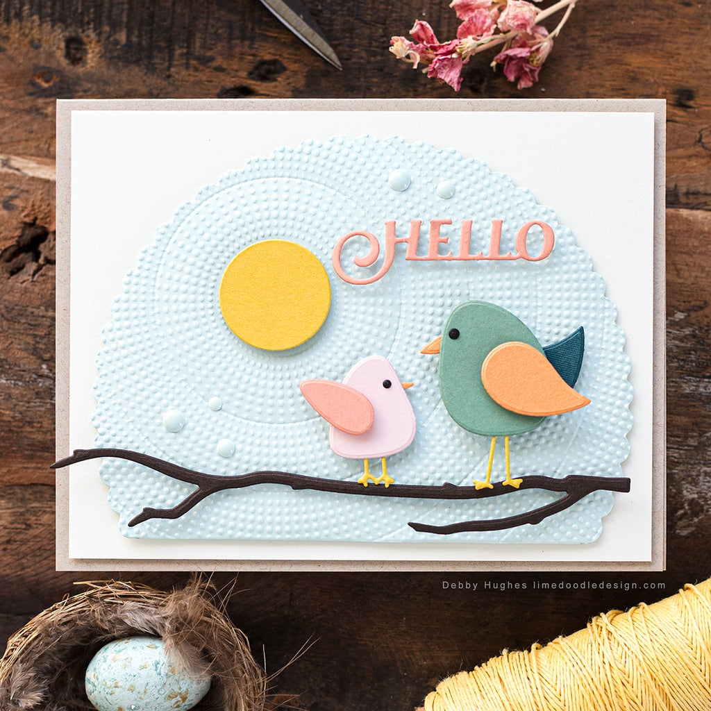 Simon Says Stamp Showboat Hello Wafer Dies s1025 Friend Like You Hello Card | color-code:ALT01