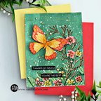 Simon Says Stamp Exquisite Butterfly Wafer Dies s999 You Are My Favorite Thank You Card | color-code:ALT12