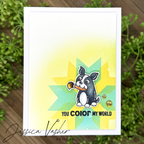 Simon Says Clear Stamps Simon's Pawty 3235ssc Friend Card