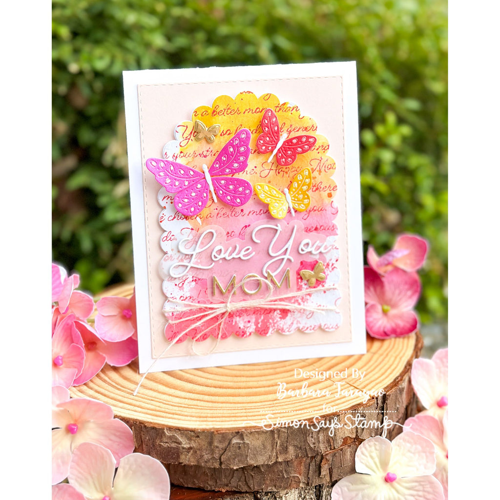 Simon Says Stamp 8 Sheets Cardstock Apricot sss340 In My Heart Mother's Day Card | color-code:ALT03