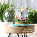 Simon Says Stamp Balloon Bunny Wafer Dies s1116 In My Heart Easter Decor
