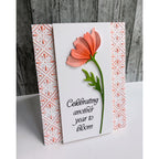 Simon Says Stamp Embossing Folder Bedazzled sf617 Lisa Addesa Bloom Card