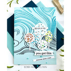 Simon Says Stamp Embossing Folder Mod Forest sf493 STAMPtember Good Vibes Card Bobbi Lamanski | color-code:ALT05