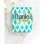 Simon Says Stamp Floral Word Builder Sentiments Wafer Dies 1628sdc Always There Colorful Lattice Thanks Card Heather Hoffman | color-code:ALT01