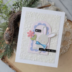Simon Says Stamp Flower Bunny Wafer Dies s1121 In My Heart Mom, You're the Best Card | color-code:ALT04