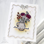 Simon Says Stamp Hand-tied Frame Wafer Dies 1741sd Cathy Zielske Love You A Bunch Flower Urn Card | color-code:ALT01