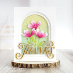 Simon Says Stamp Opulent Thanks Wafer Dies 1664sd Every Happiness Arch Floral Card | color-code:ALT05