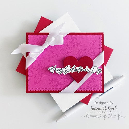 Simon Says Stamp! Simon Says Stamps and Dies YOU'RE MY GAL set593yg Hugs Galentine's Day Card Susan R. Opel