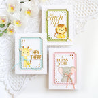 Simon Says Stamp Sparkler Scallop Frames Wafer Dies s1033 Always There Cute Animals Cards Heather Hoffman | color-code:ALT03