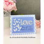 Simon Says Stamp Sparkler Scallop Frames Wafer Dies s1033 Always There Love My Weird Card Michelle Peckham