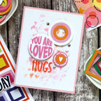 Simon Says Stamps and Dies Criss-cross Pop Art Bundle set1284cc Hugs Card Shari Carroll | color-code:ALT01
