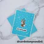 Simon Says Clear Stamps Simon's Pawty 3235ssc Birthday Card