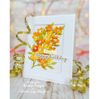 Simon Says Stamp Simple Flowers Wafer Dies s883 Splendor Birthday Card