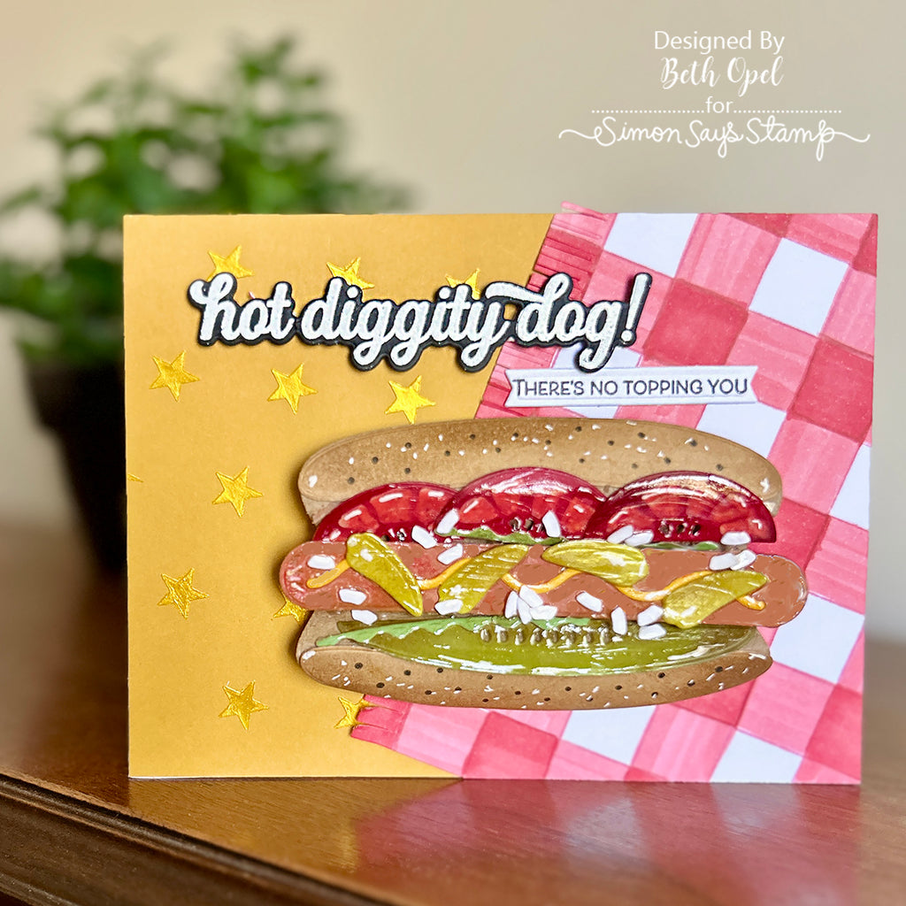 CZ Design Stencil Simple Stars czt012 Friend Card