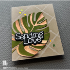 Simon Says Stamp Simple Sending Love Wafer Dies 1120sd Cheering for You Sending Love Card | color-code:ALT03